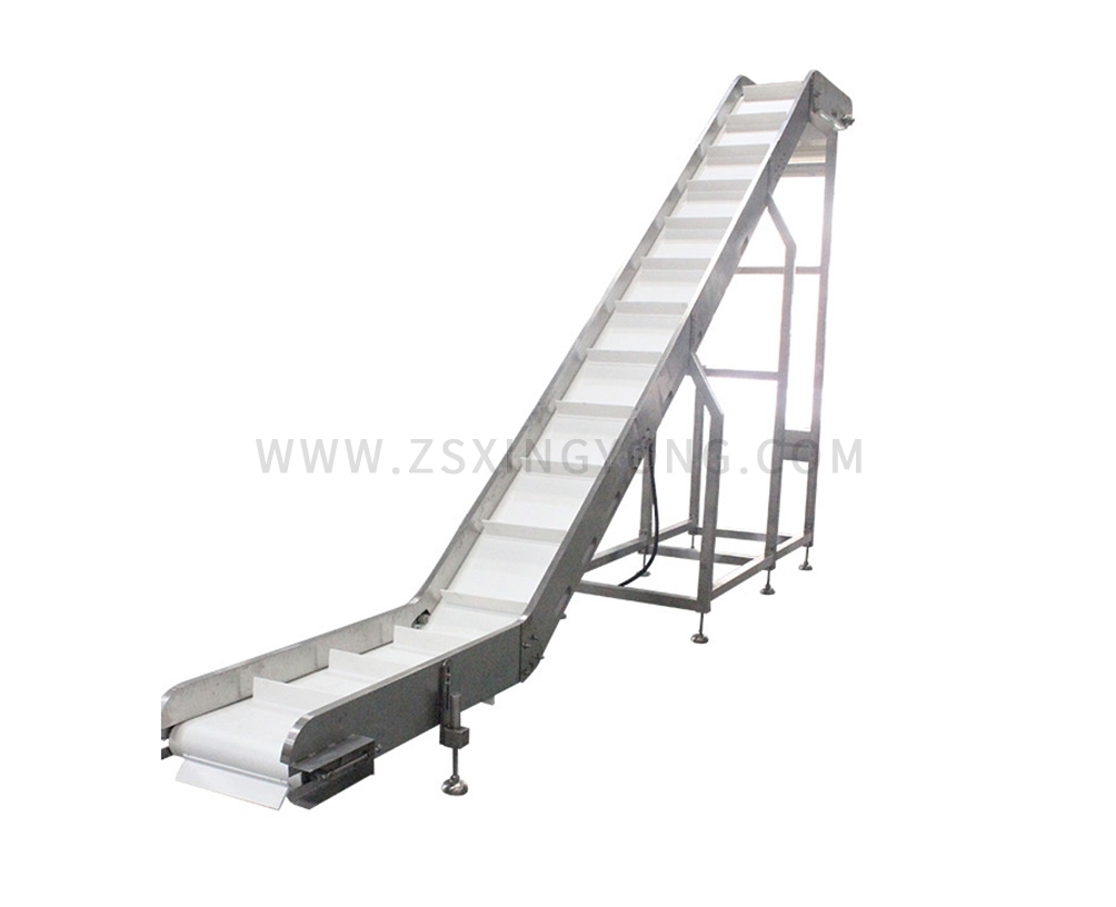 ZhejiangPP Chain Plate Inclined Conveyor