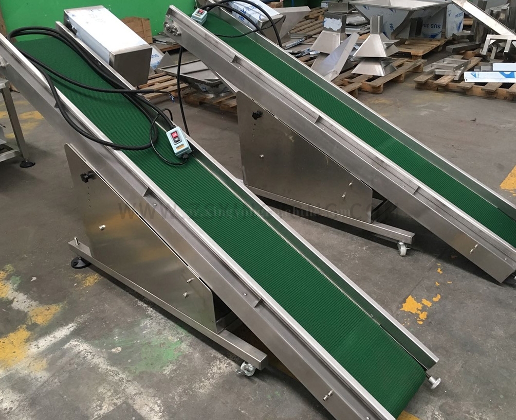 Belt finished product conveyor