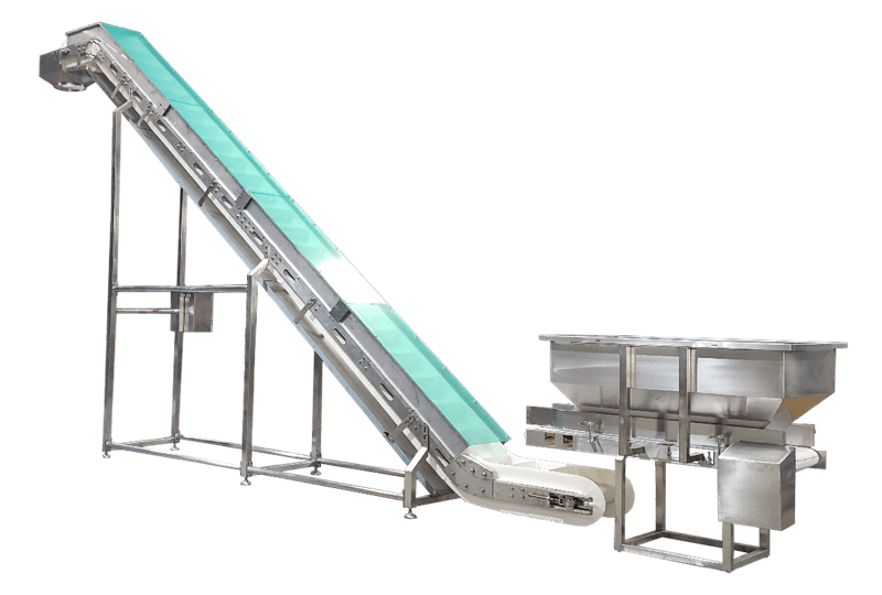 WuhanPP Chain Plate Inclined Conveyor